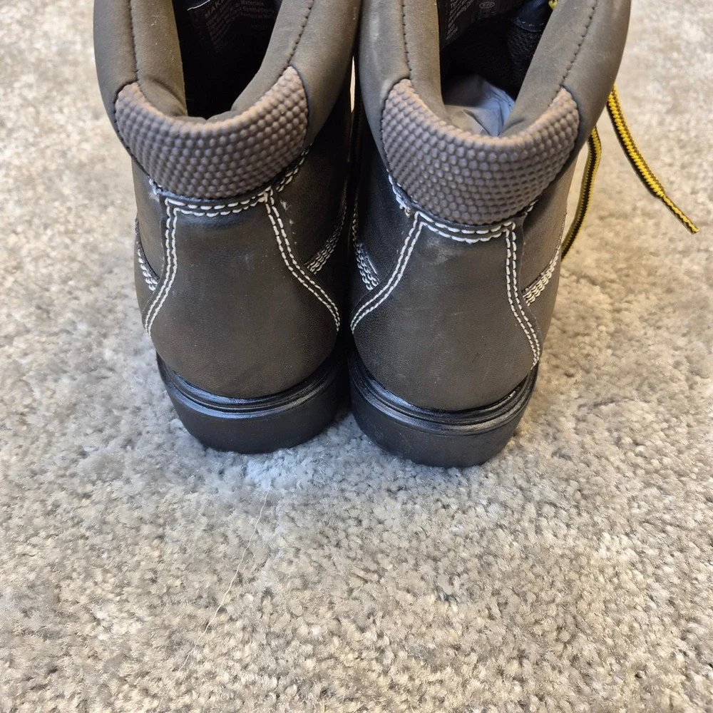 NEW Deer Stags MAK2 Kids Insulated Work Boots Dark Grey Brown Size 2M‎